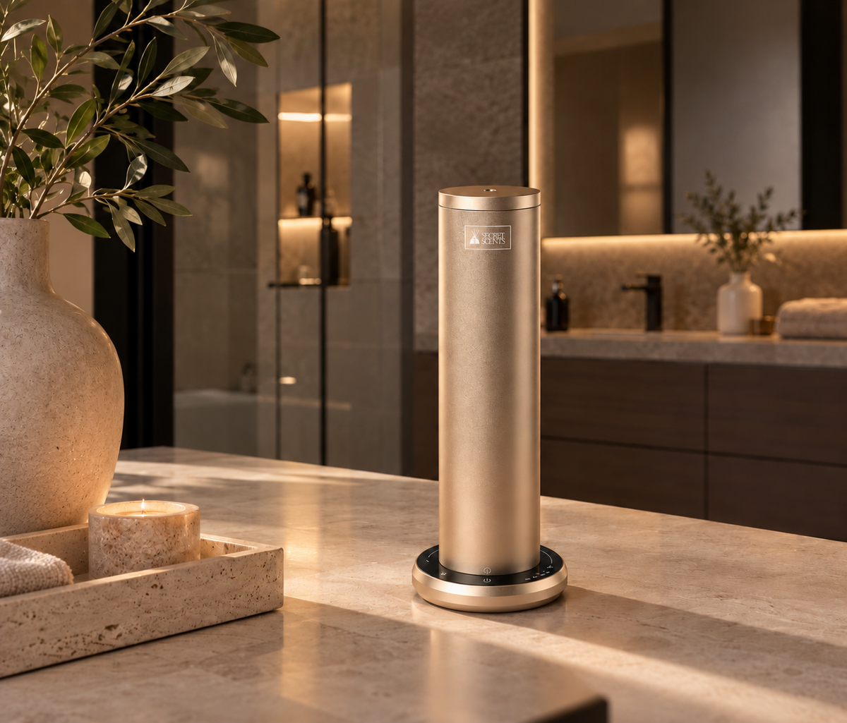 Secret Scents Tower Diffuser - Gold