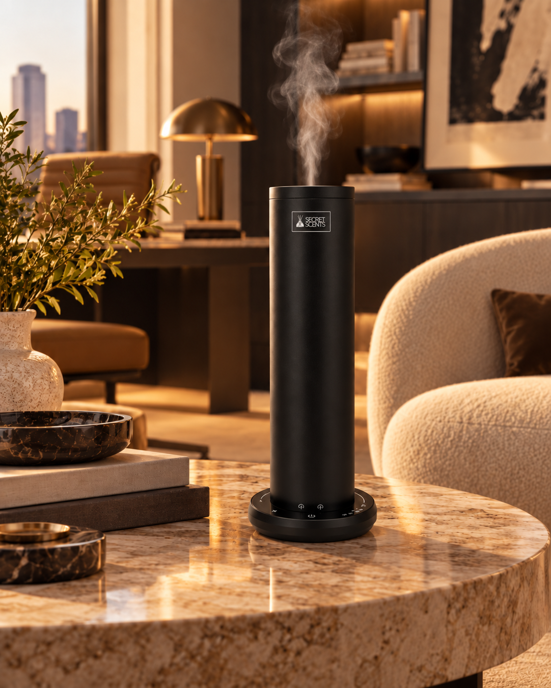 Tower Aroma Diffuser – Black